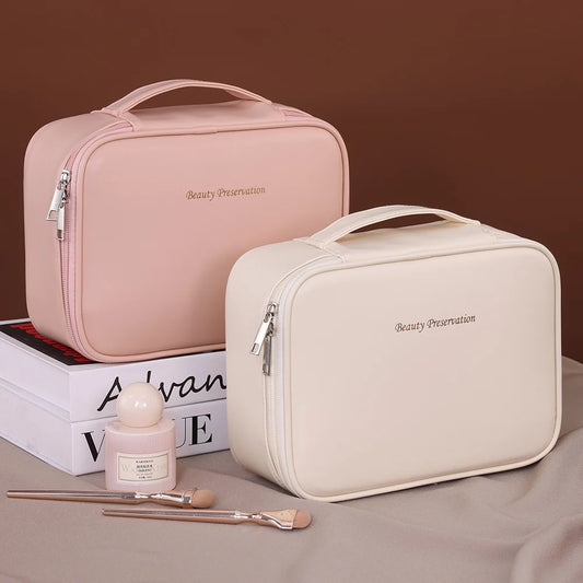 Women Travel Makeup Bag – Essential Cosmetic Organizer