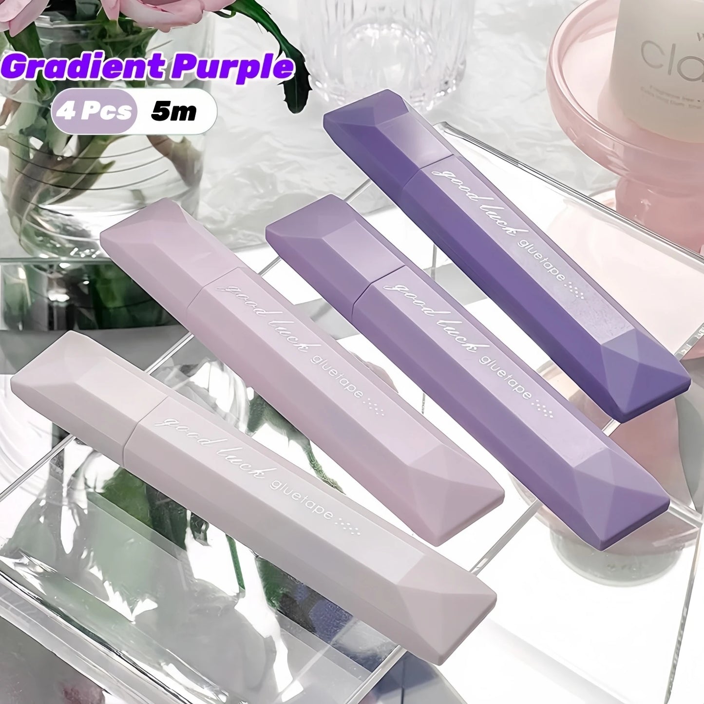 4-Pack Double Sided Tape Roller