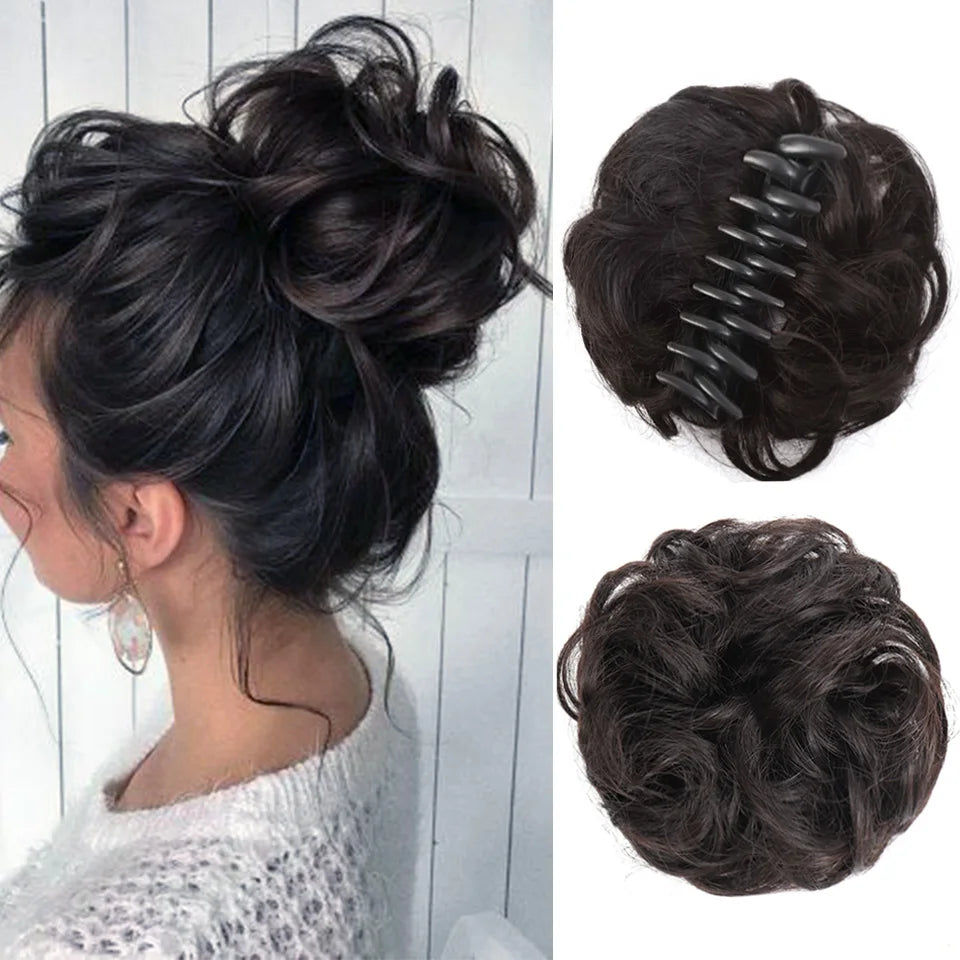 Synthetic Messy Bun Claw