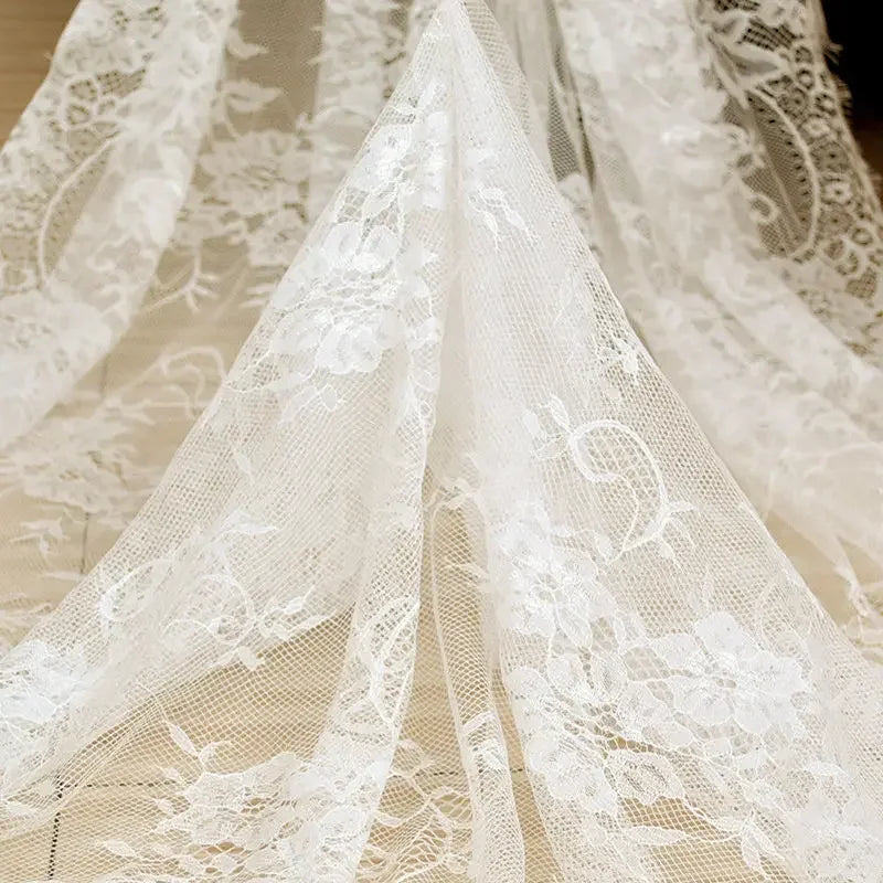 Rustic White Lace Tablecloth