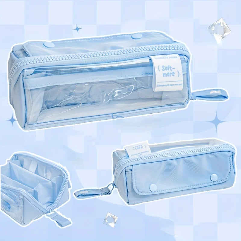 Pastel Clear View Pencil Case