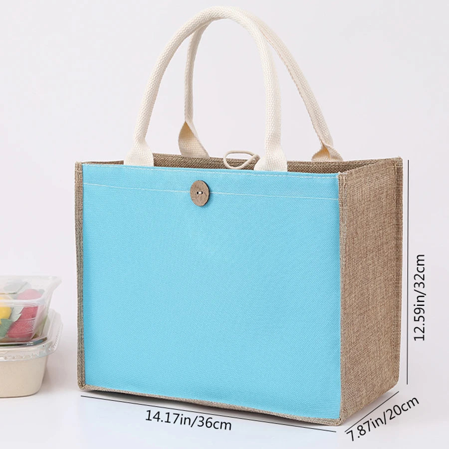 Season Color Laminating canvas bag