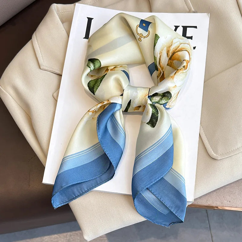 2025 New Printed Scarf Square Shawl