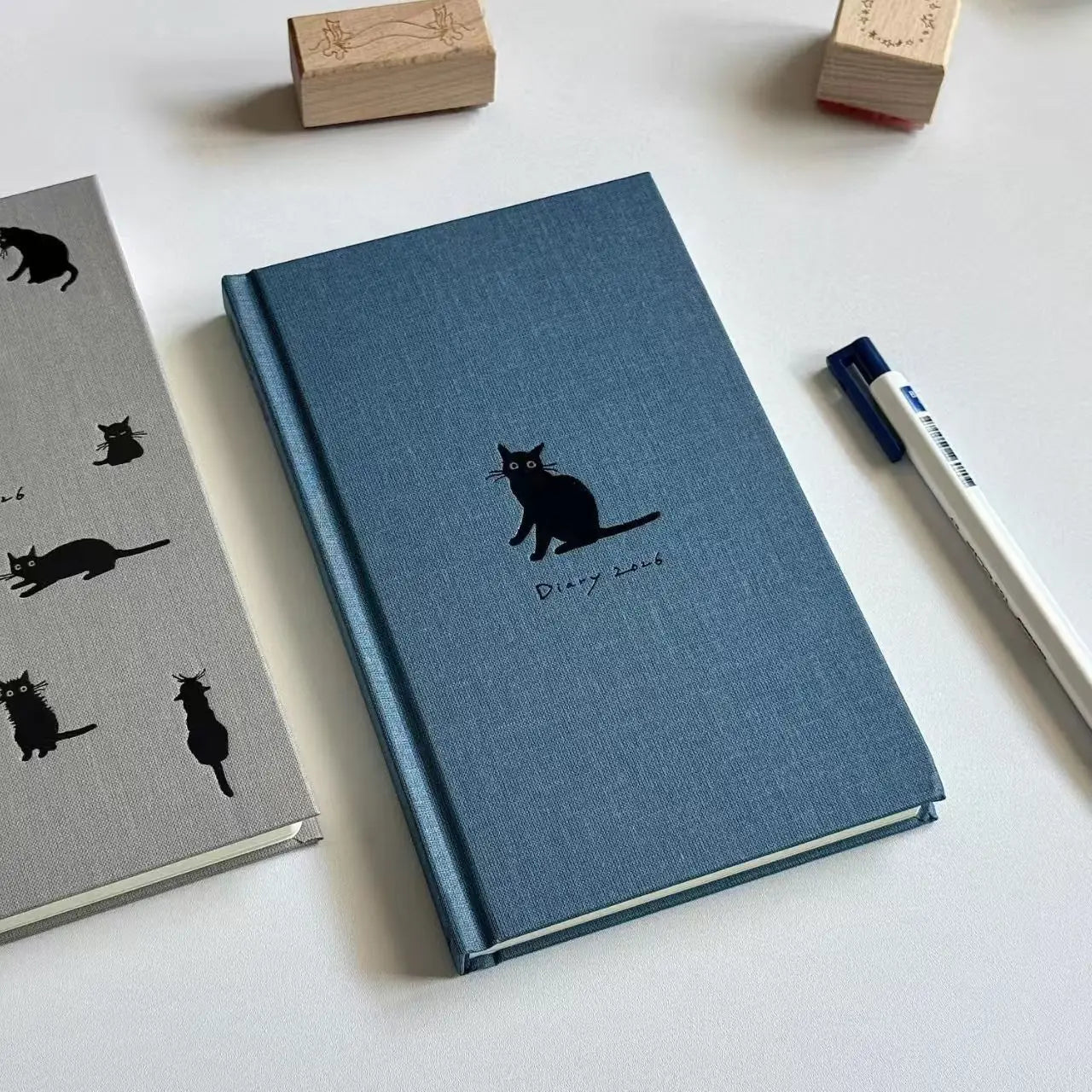 Cute Cat A6 2026 Week Planner Notebook