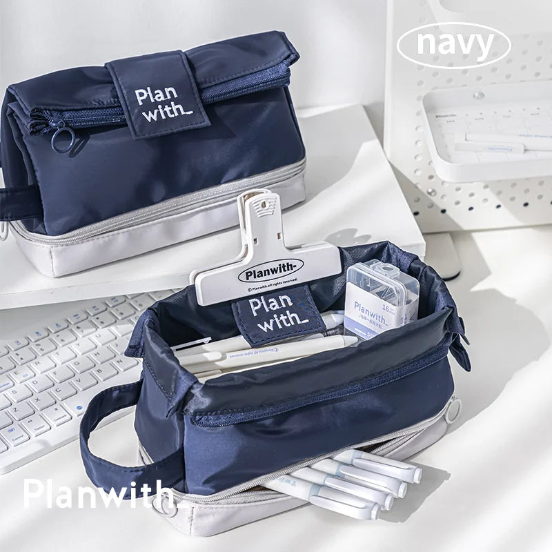 BigHandle Trendy Pencil Case