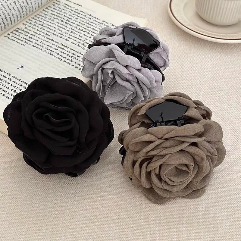 French Style Rose Hair Claw