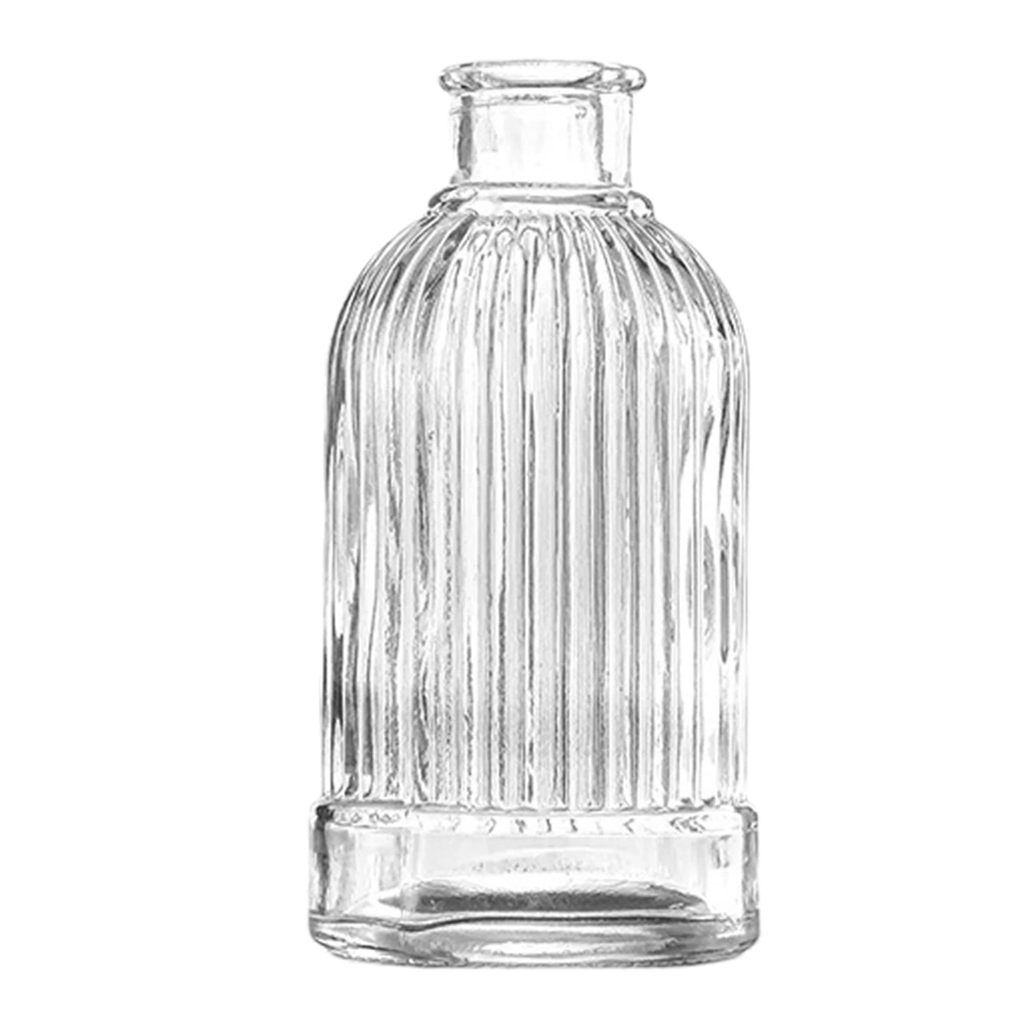 Vintage French Clear Glass Vase