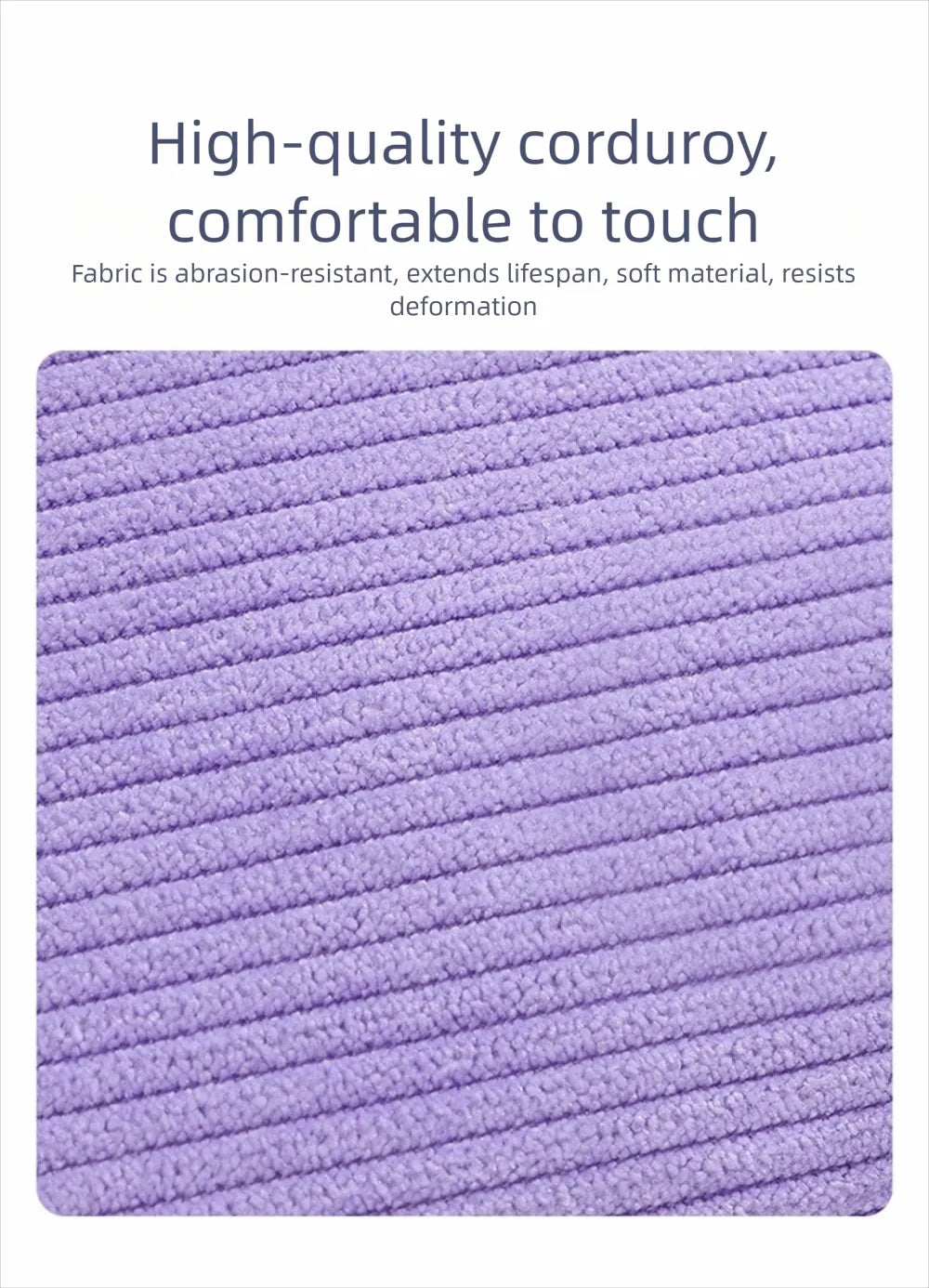 Solid Corduroy Pencil Case