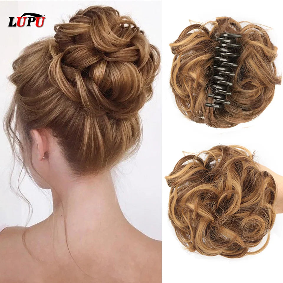 Synthetic Messy Bun Claw