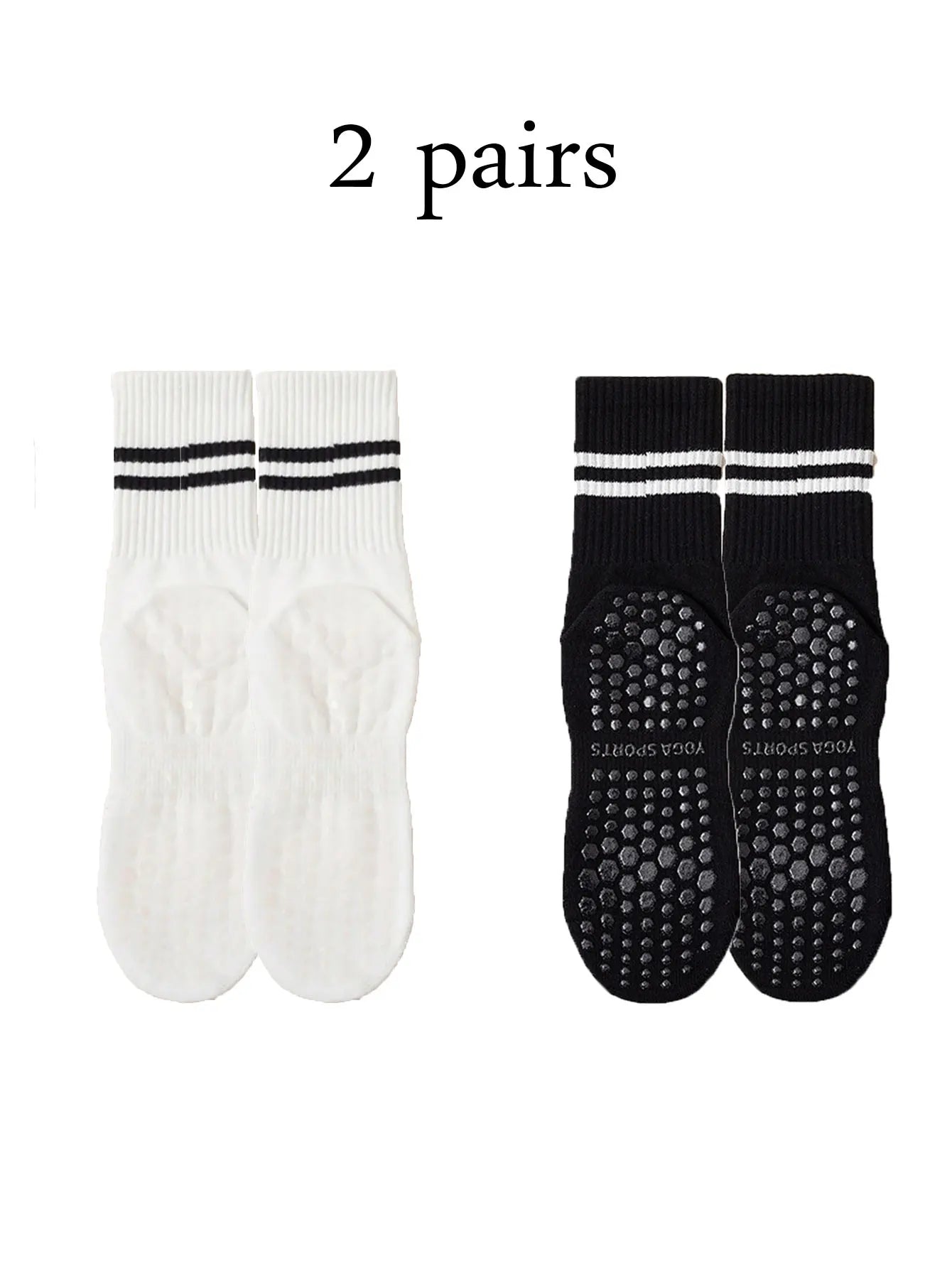 Pilates Yoga Socks with Grips