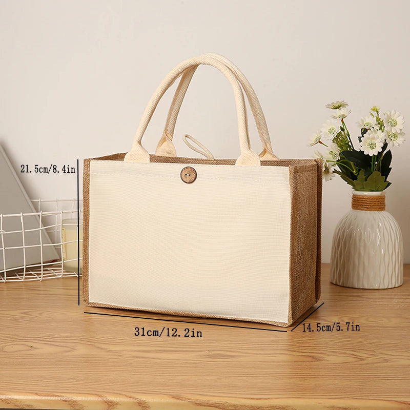 Season Color Laminating canvas bag