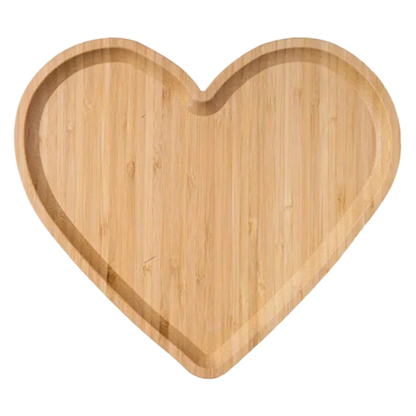 Wooden Heart-shaped Food Plates