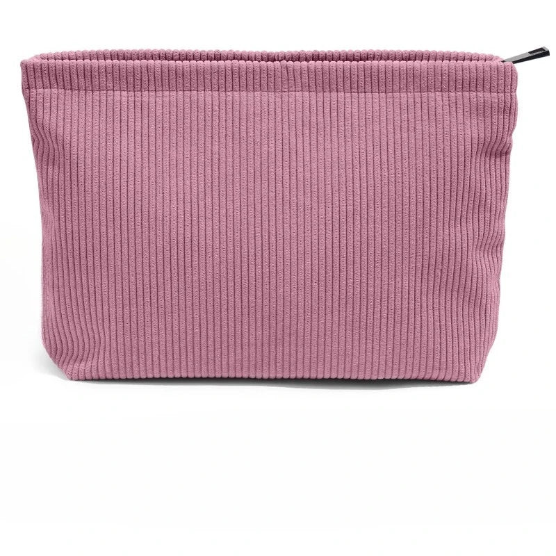 Corduroy Travel Cosmetic Bag