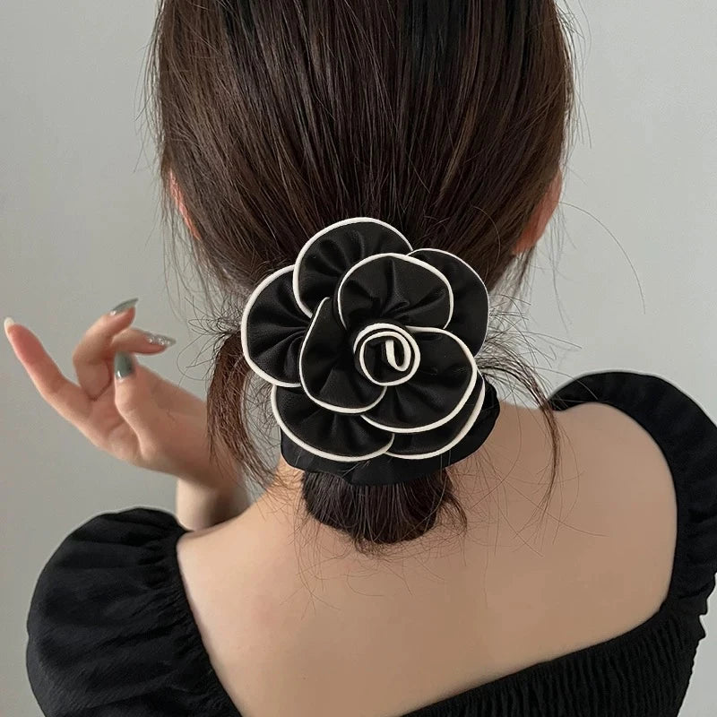 Elegant Camellia hairtie
