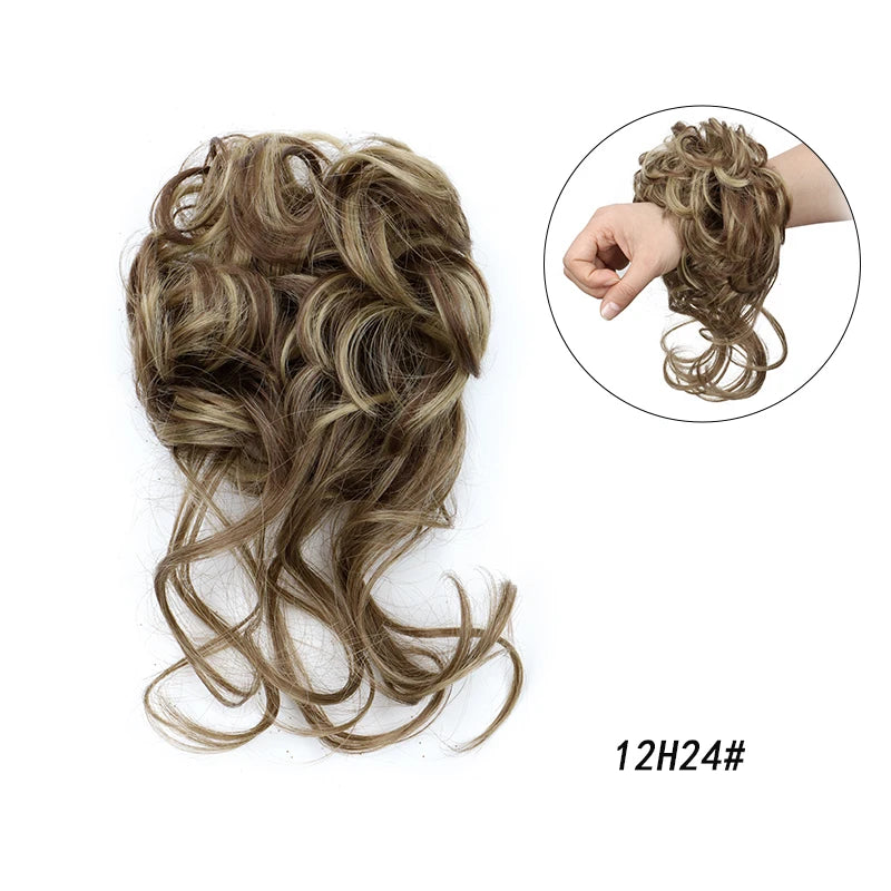 Synthetic Messy Hair Bun