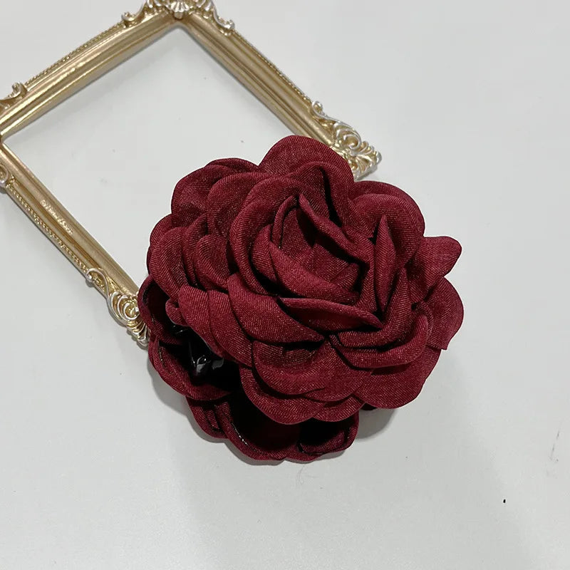 French Style Rose Hair Claw