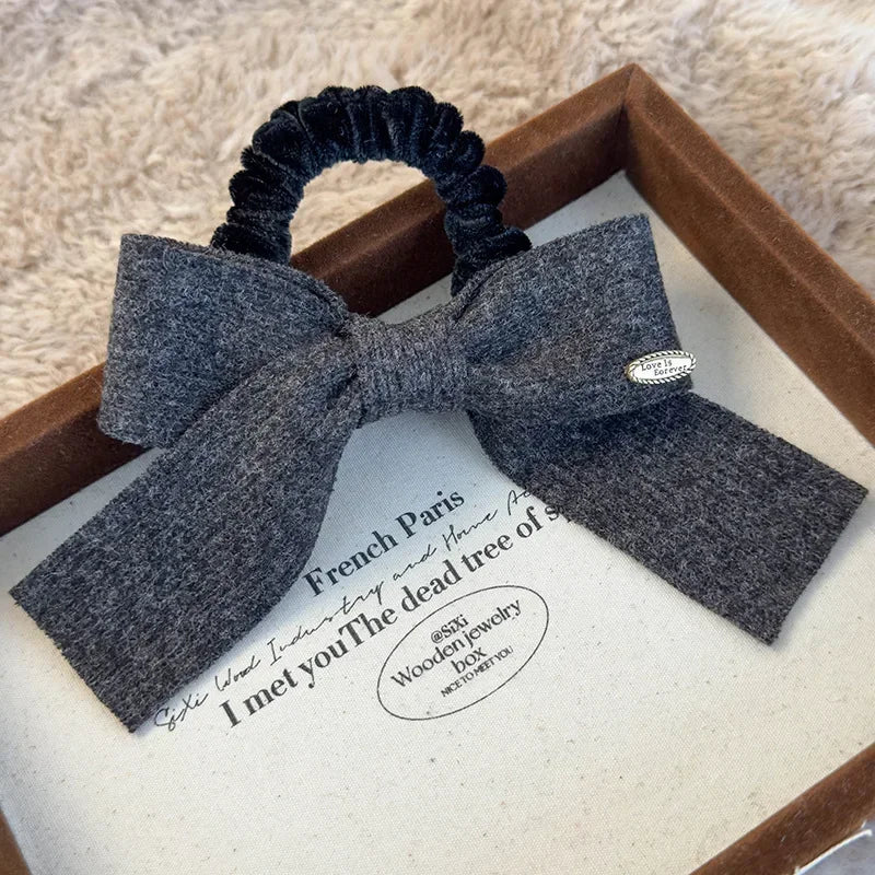 Retro Knitted Hairbow