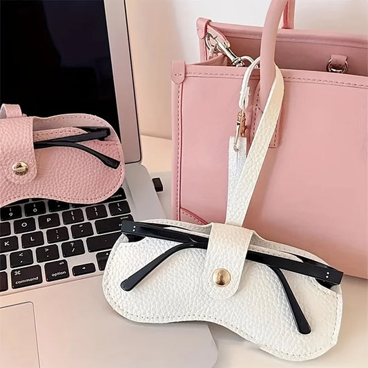 Faux Leather Eyeglass Holder for Handbags