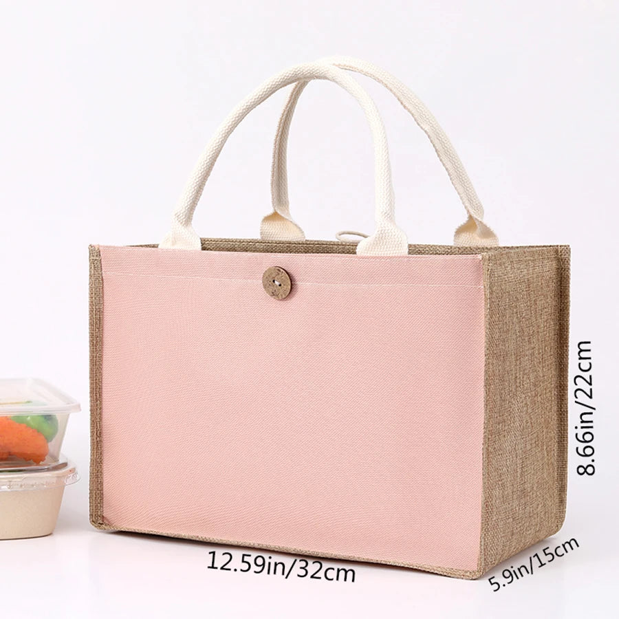 Season Color Laminating canvas bag