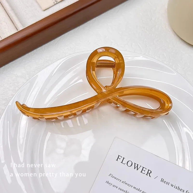 Elegant Jelly Color Hair Claw
