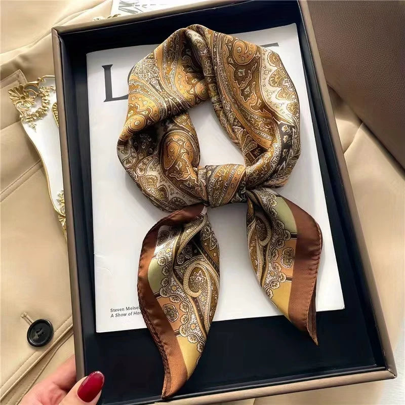 2025 New Printed Scarf Square Shawl