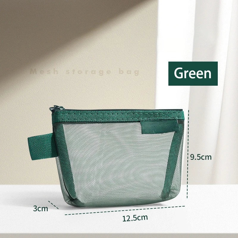 Pastel Mesh Small Pouch