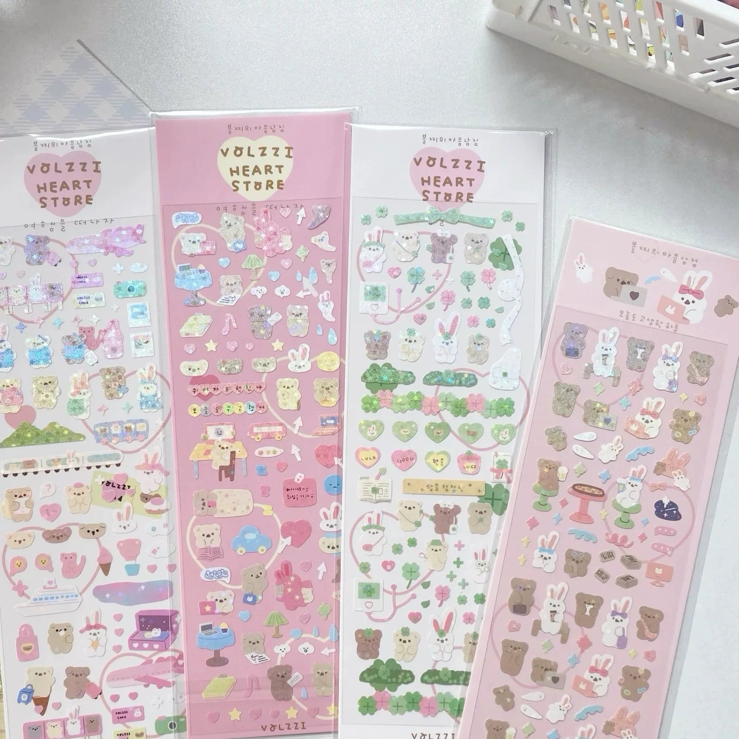 Bear Ribbon Decoration Sticker