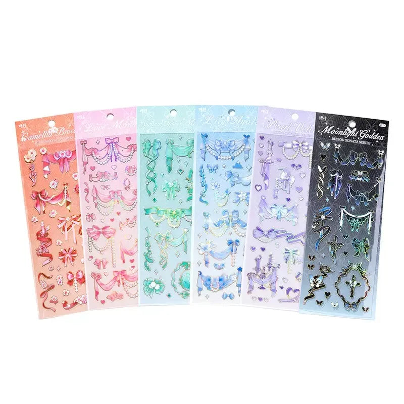 Bear Ribbon Decoration Sticker