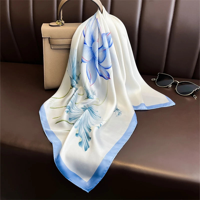 2025 New Printed Scarf Square Shawl