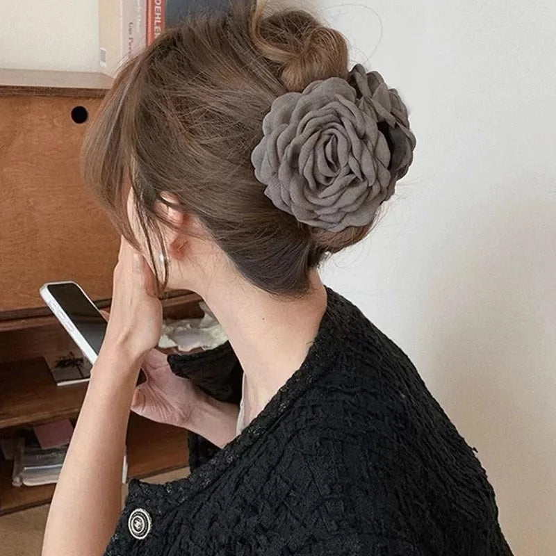 French Style Rose Hair Claw