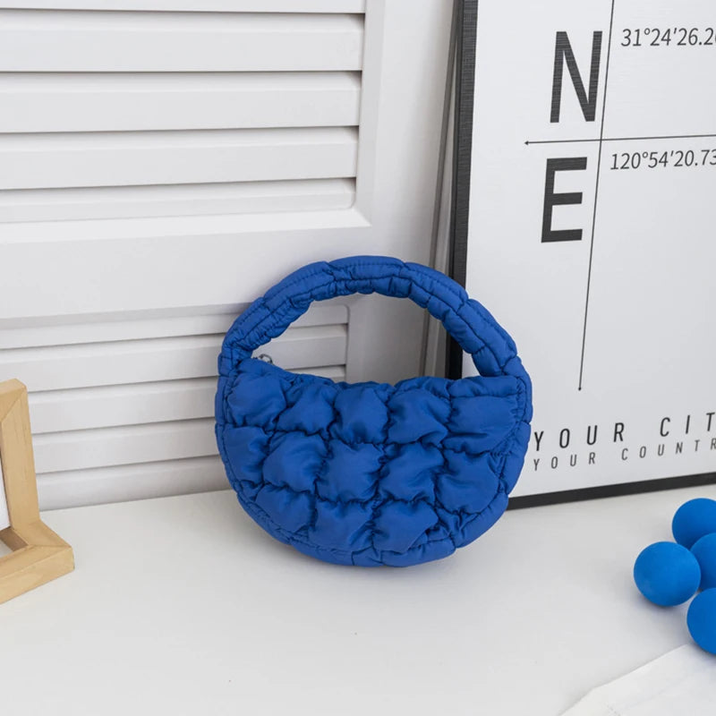Mini Puffer Quilted Tote Bag