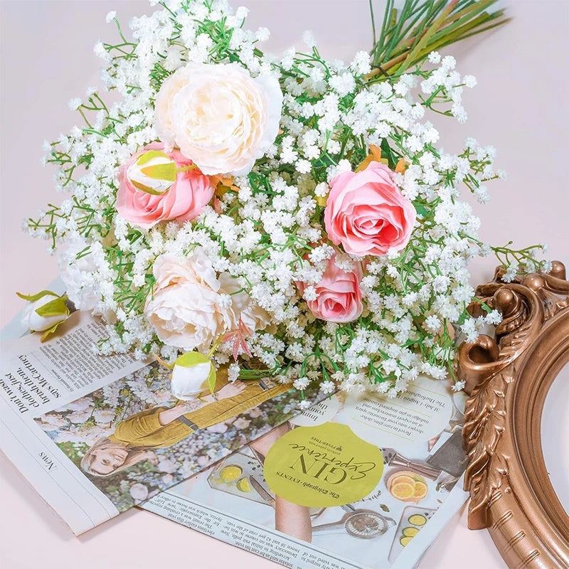 Colorful Baby’s Breath Artificial Flowers – Gypsophila Bouquet Set