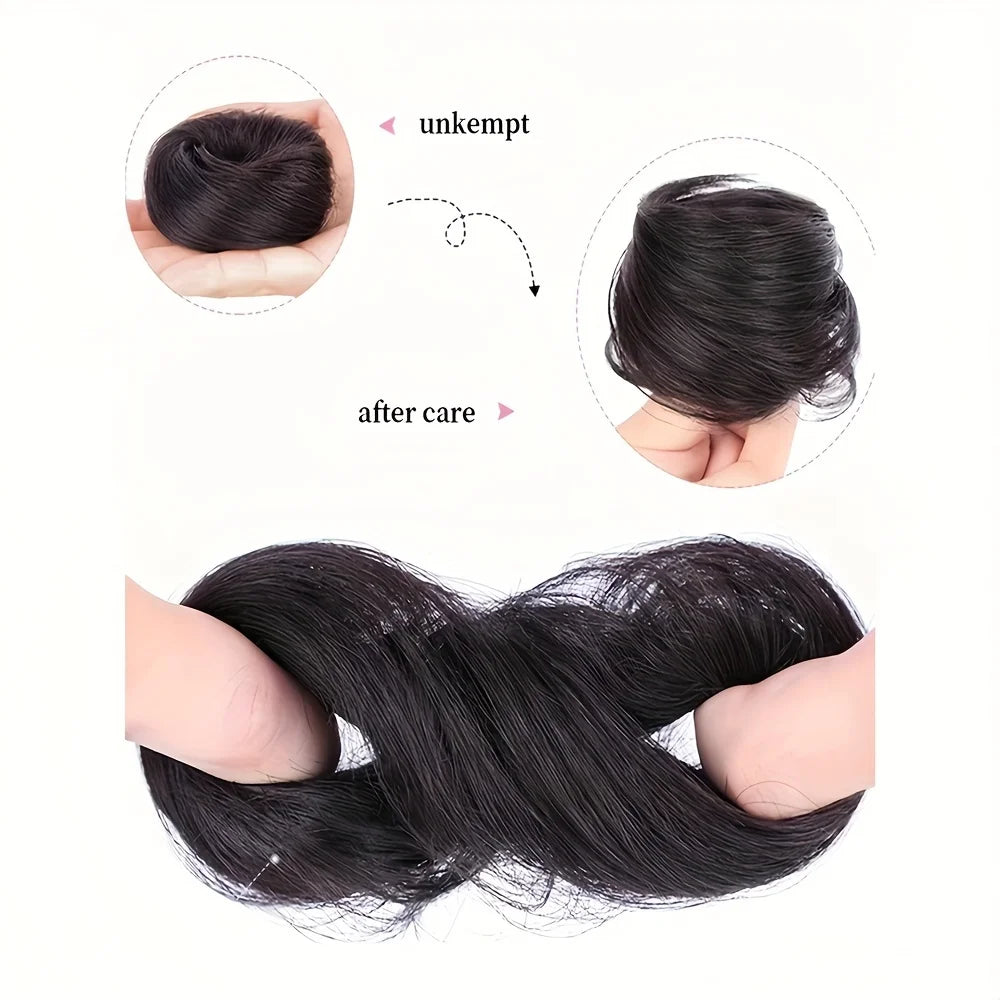 Synthetic Hair Bun