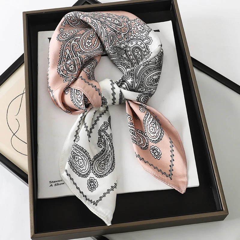 2025 New Printed Scarf Square Shawl