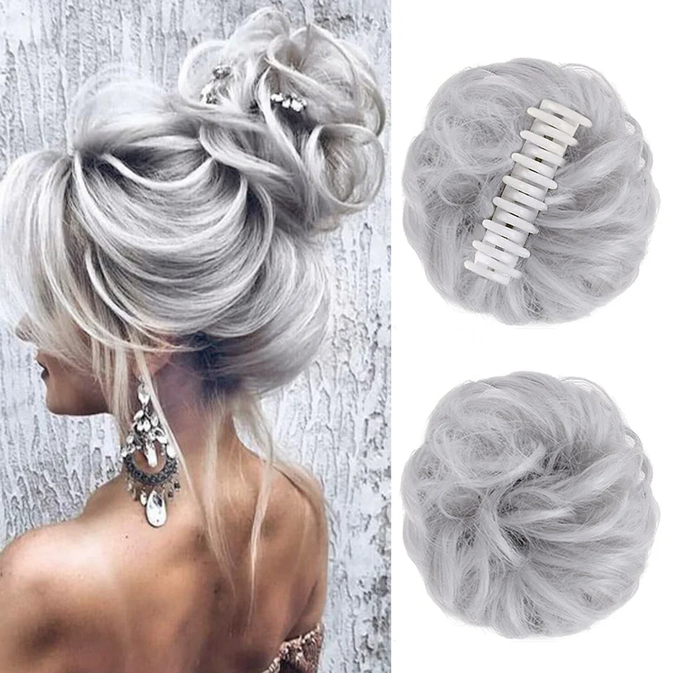 Synthetic Messy Bun Claw