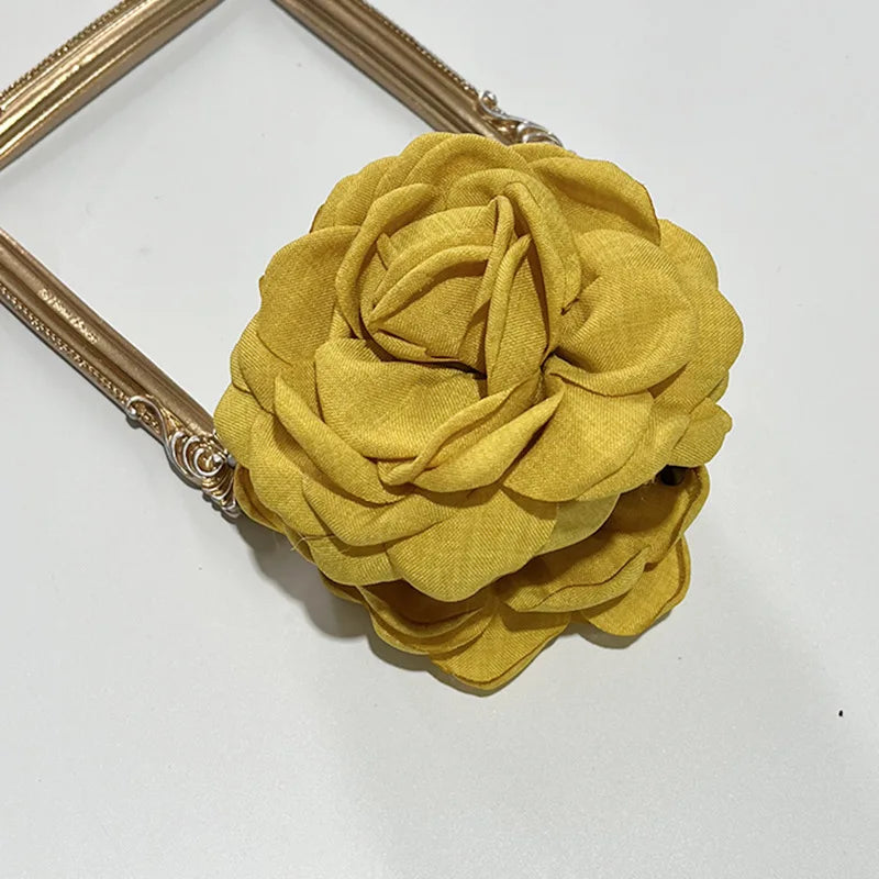 French Style Rose Hair Claw