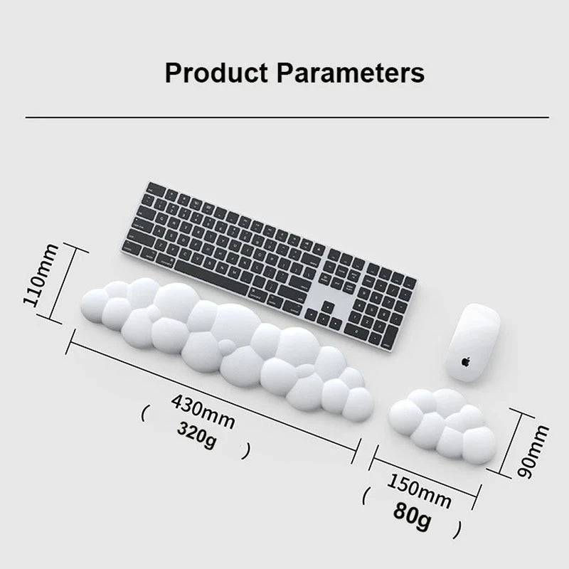 Clouds Memory foam Mouse pad
