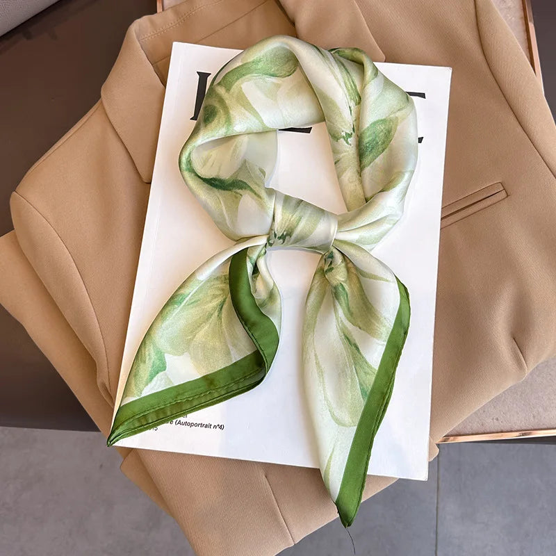 2025 New Printed Scarf Square Shawl