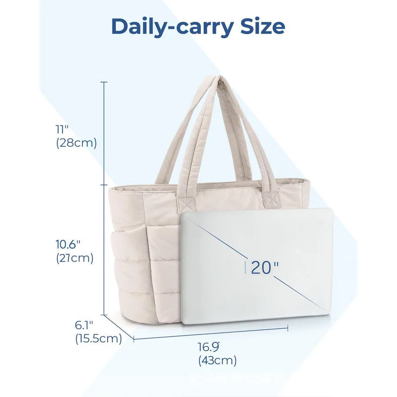 Large Padded Shoulder Bag