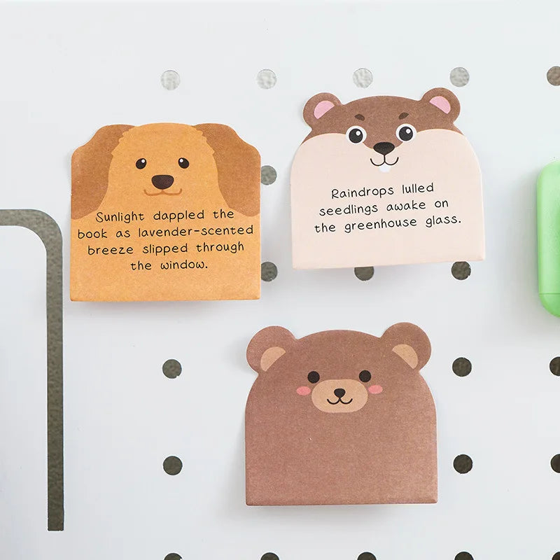 Cute Animal Sticky Notes 240 Sheets