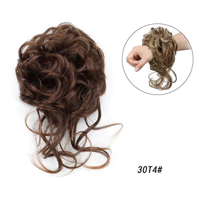 Synthetic Messy Hair Bun