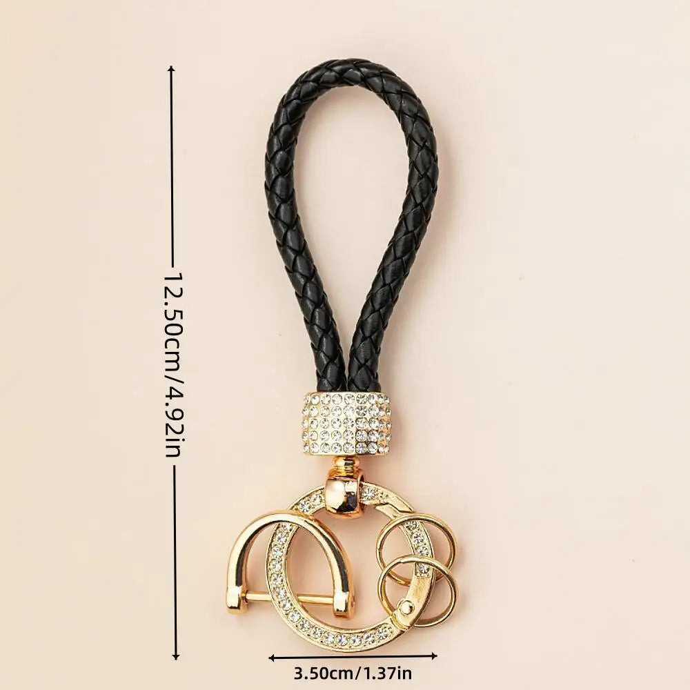 Sparkling Rhinestone Car Charm keychain