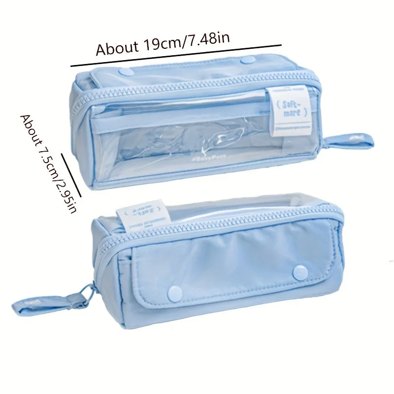 Pastel Clear View Pencil Case