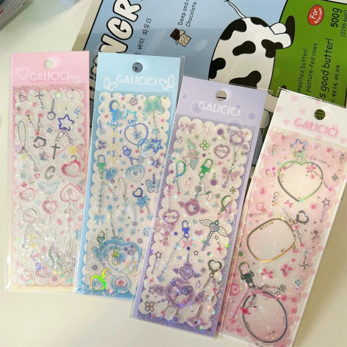Bear Ribbon Decoration Sticker