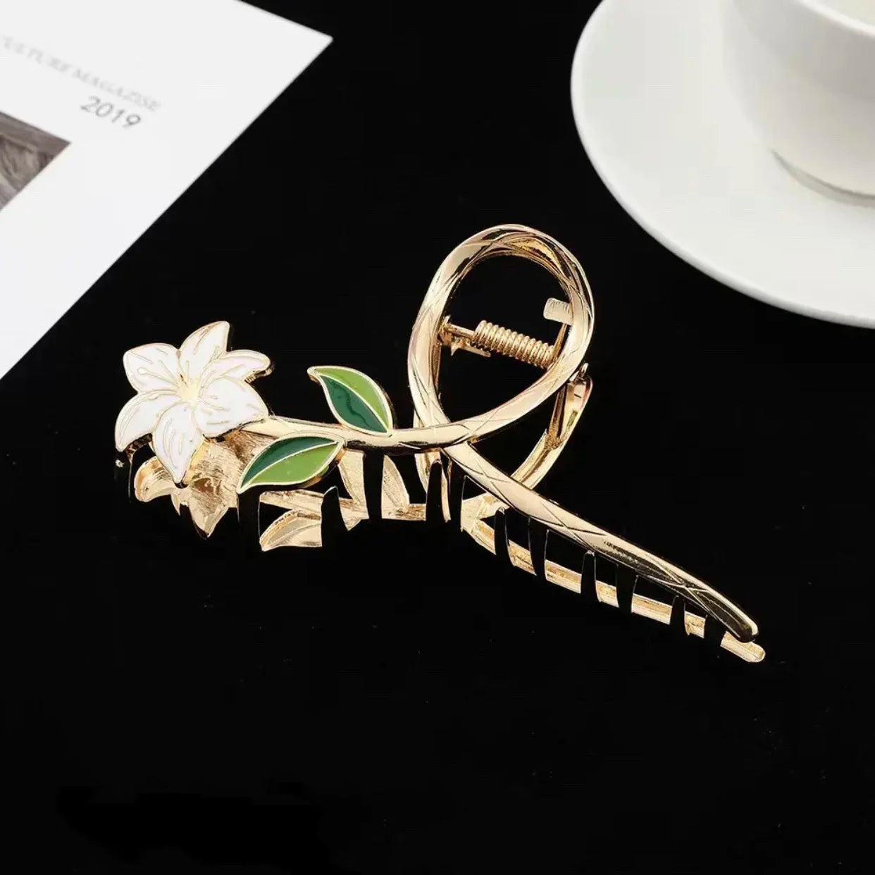 Blossom Metal Hair Clips