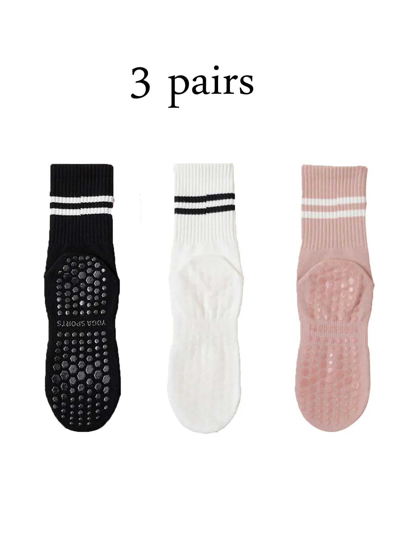 Pilates Yoga Socks with Grips