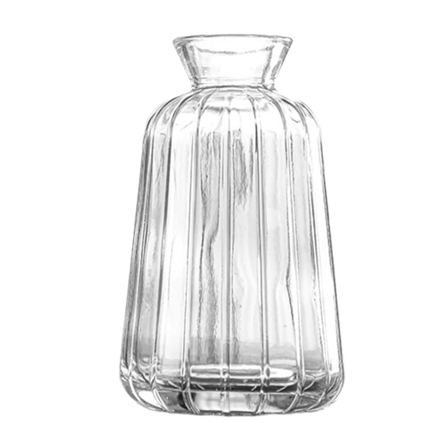 Vintage French Clear Glass Vase