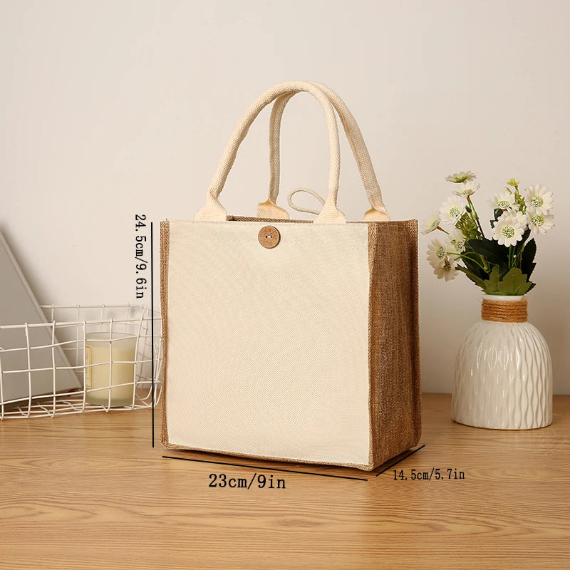 Season Color Laminating canvas bag