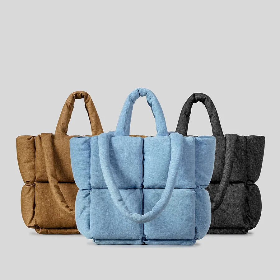 Denim Soft Padded Bag