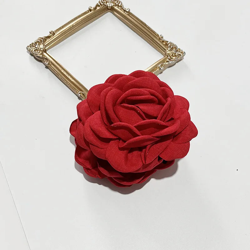 French Style Rose Hair Claw